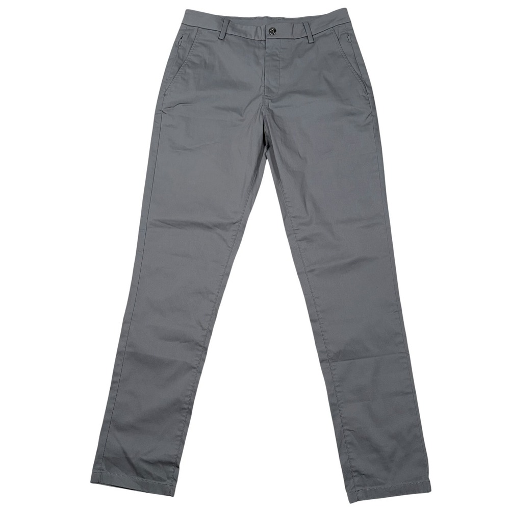 Birddogs Pants Mens 31x31 Performance Stretch‎ Chino Unlined Slim Gray